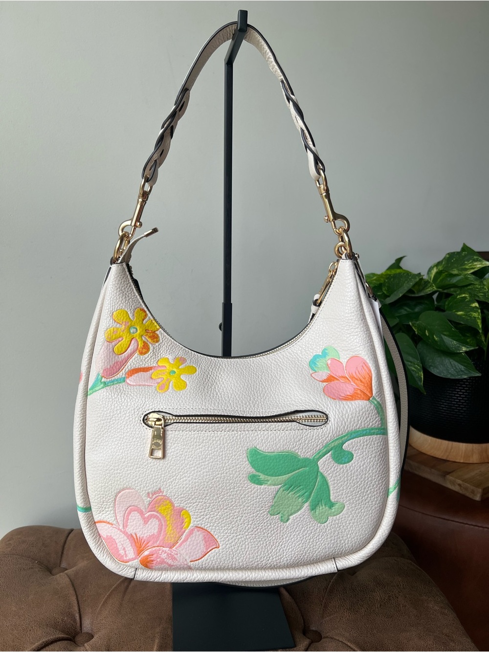Coach NWT Jules Hobo With Dreamy Land Floral Print - Picture 4 of 12